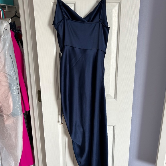 Fashion Nova - Miss Honey Satin Midi Slip Dress in M - Picture 2 of 3